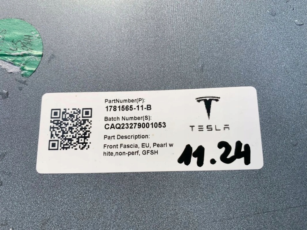 Tesla model 3 iii fl 23r бампер перед передний lift 2023 Недорого