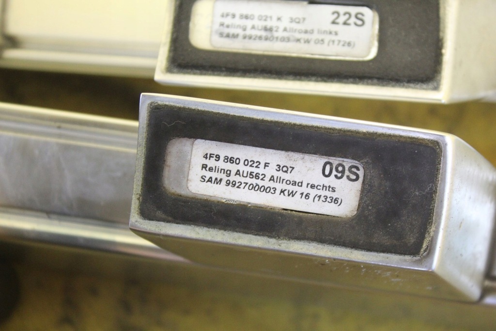 фото №7, Рейлінги накладки дахові audi a6 c6 4f0521101f kombi allroad 4f9860021k