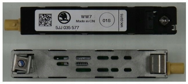 фото №1, Skoda rapid 15 r підсилювач антенний 5jj035577
