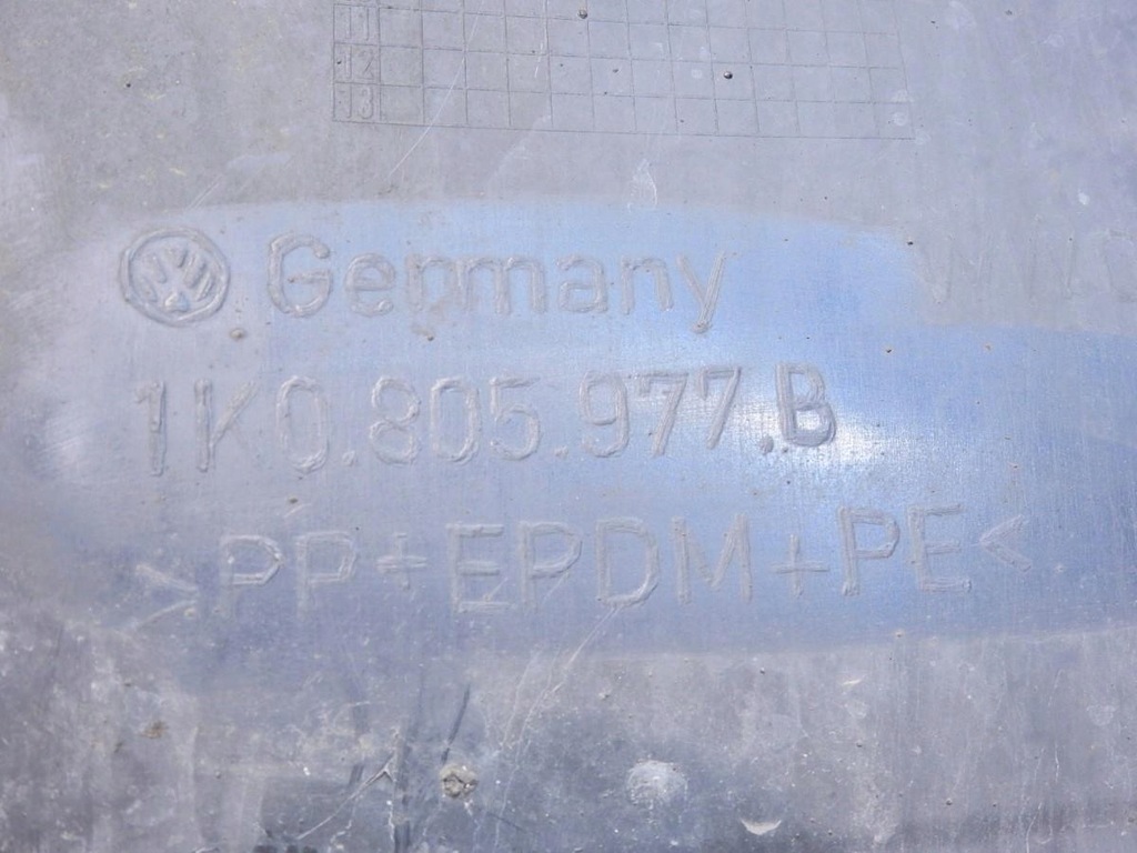 фото №7, Підкрилок лівий перед vw golf v plus 1k0805977b