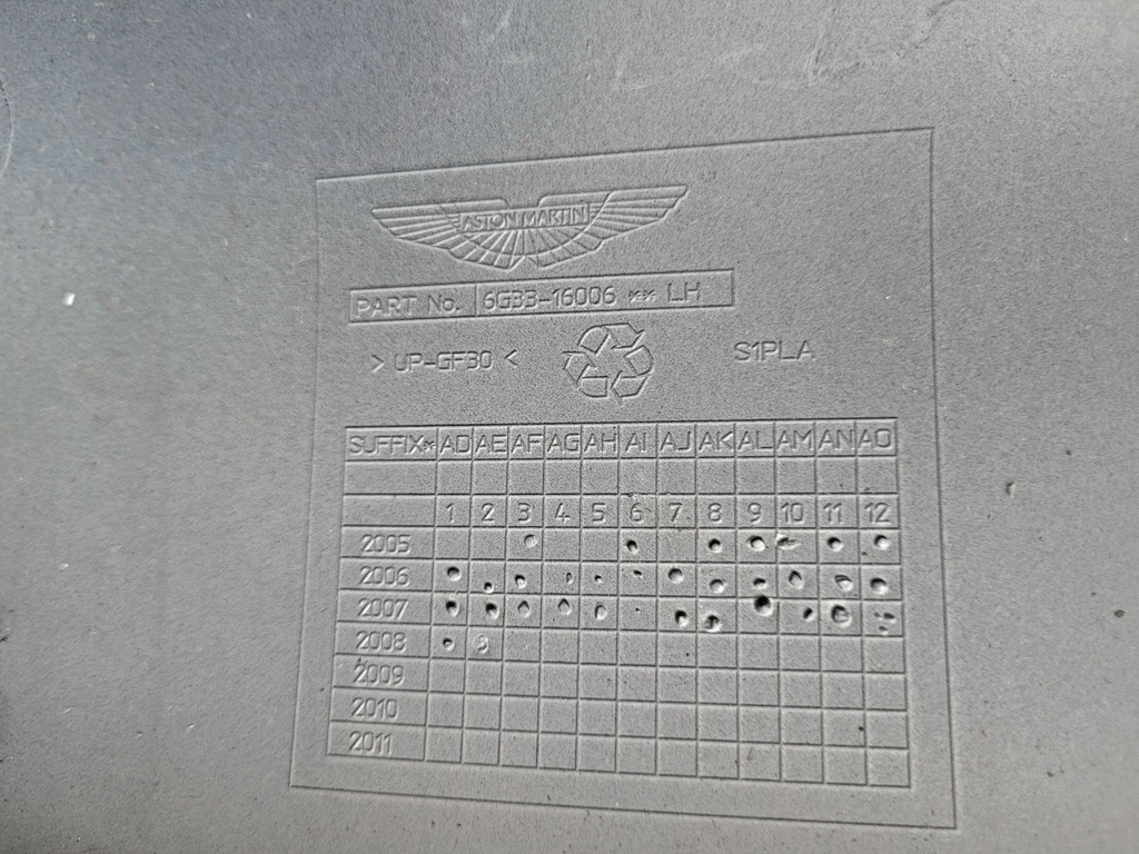 фото №10, Крыло левый aston martin vantage 1 2005-2018