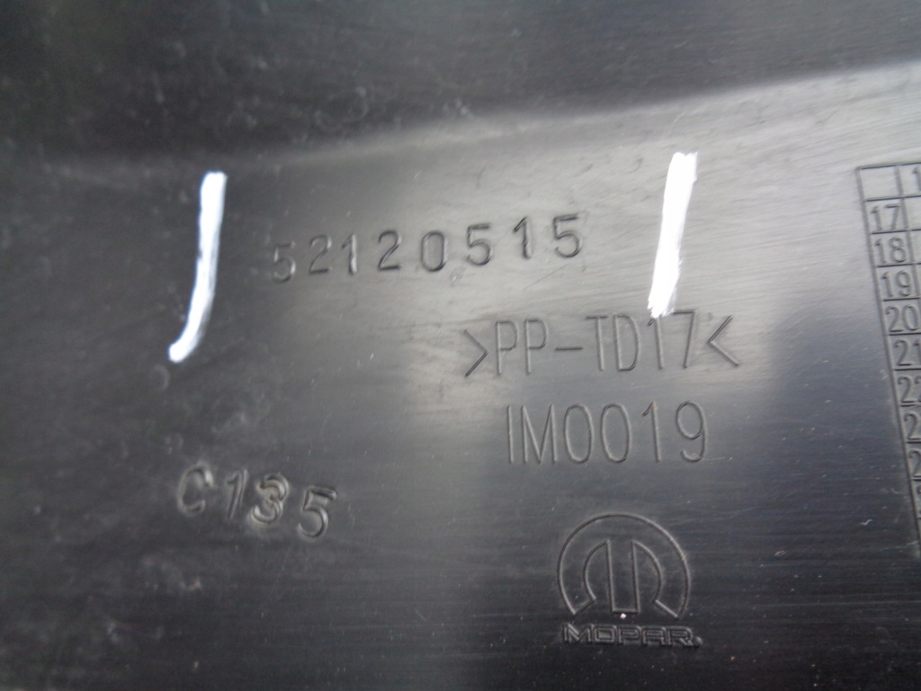 фото №8, Накладка бампера передня спойлер jeep renegade 18- lift