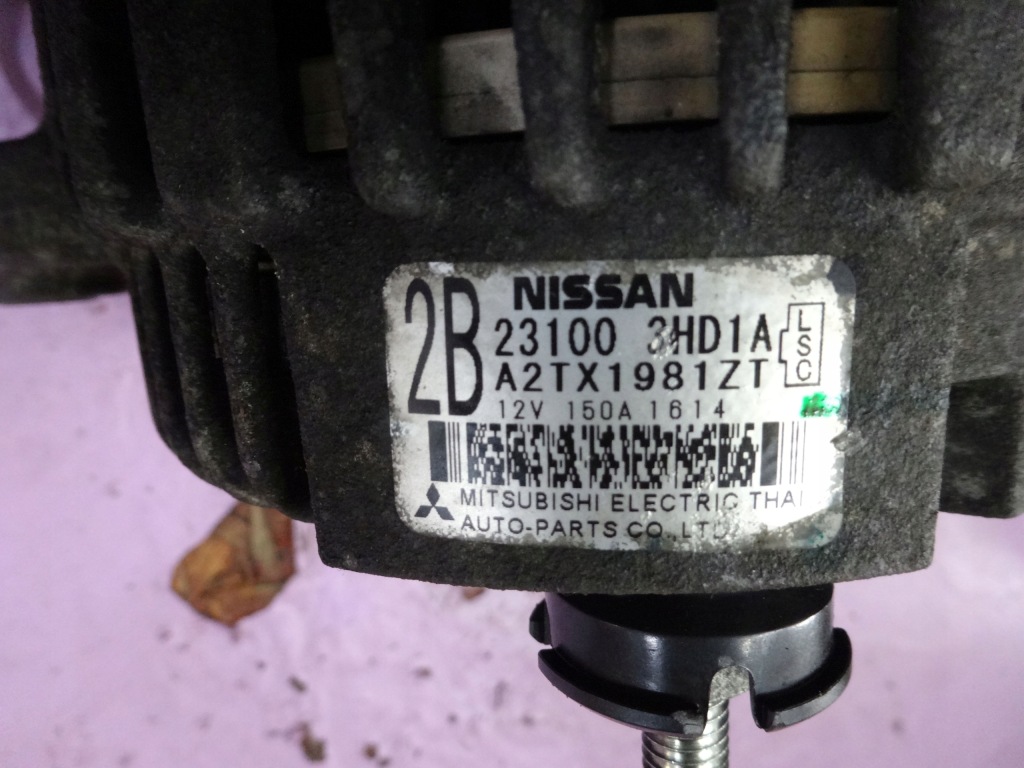 Nissan micra 1.2 12v 98km hr12 231003hd1a a2tx1981z1 генератор Недорого