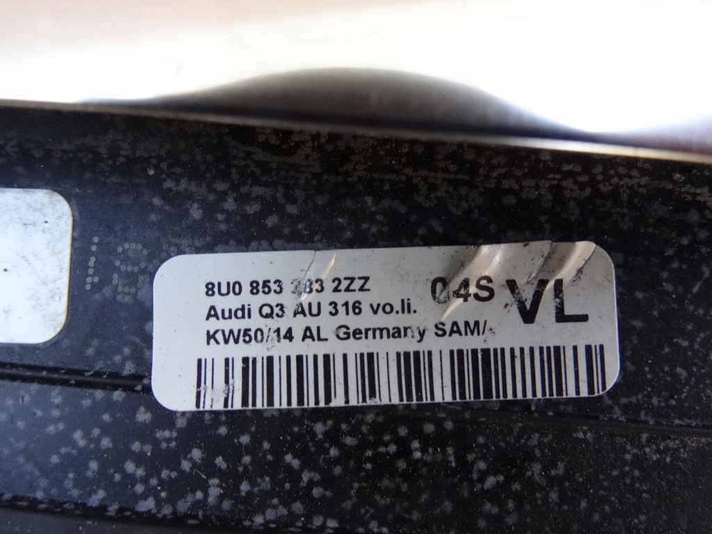 фото №10, Audi q3 8u накладки дахові ущільнювач двері хром праве ліва комплект