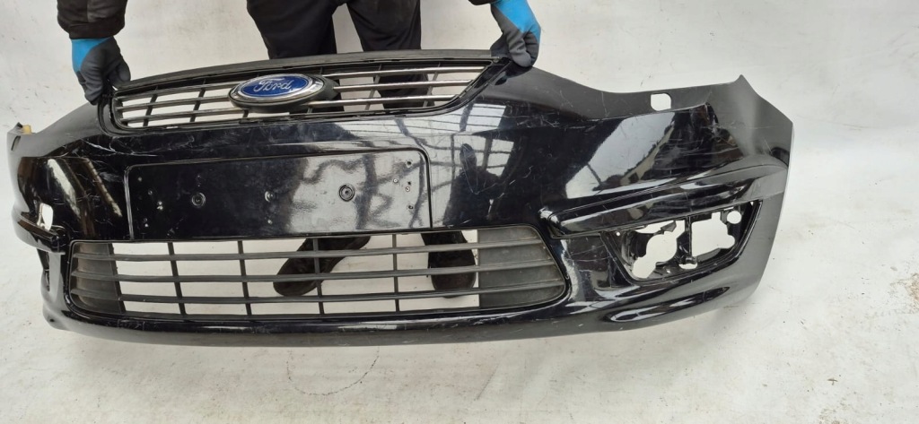 фото №8, Ford galaxy mk2 lift 09- бампер перед передний омыватель am21-17757-ae