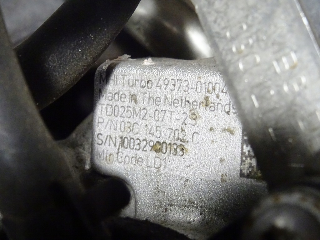 фото №11, Турбина vw golf vi 6 plus + 5m0 1.4 tsi caxa 220397 49373-01004 06h145710d