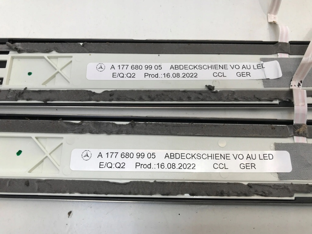 фото №6, Mercedes a klasa w177 v177 2022 молдинг накладка порог led перед a1776809905