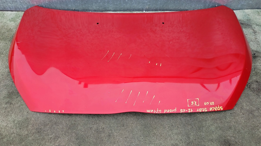 фото №3, Капот mitsubishi space star przed liftem 2012-15 / lift 2019-