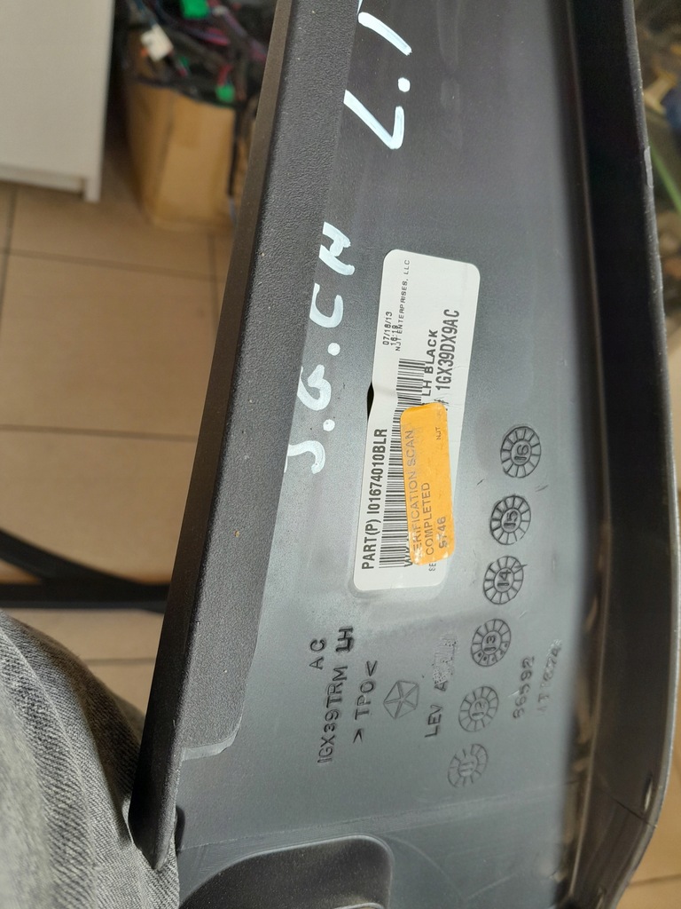 фото №11, Jeep grand cherokee iv wk2 2014r рамка молдинг дверь обшивка 5xl20dx9aa