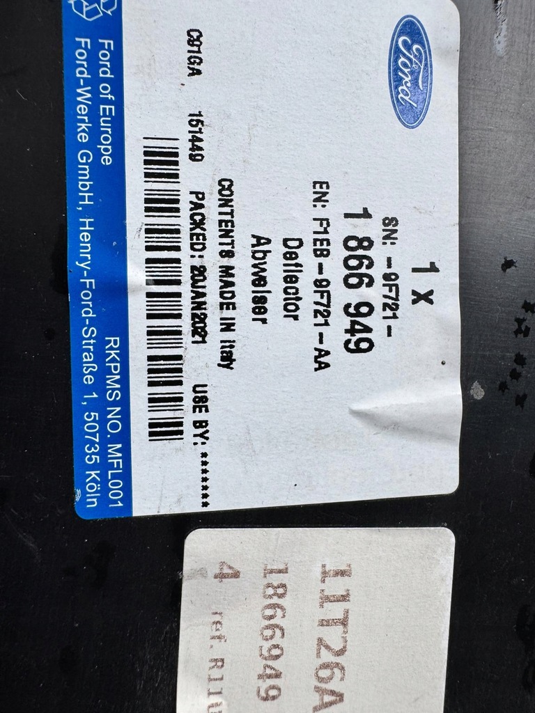 фото №1, Воздуховод воздуха верхний focus 2014- оригинальный номер