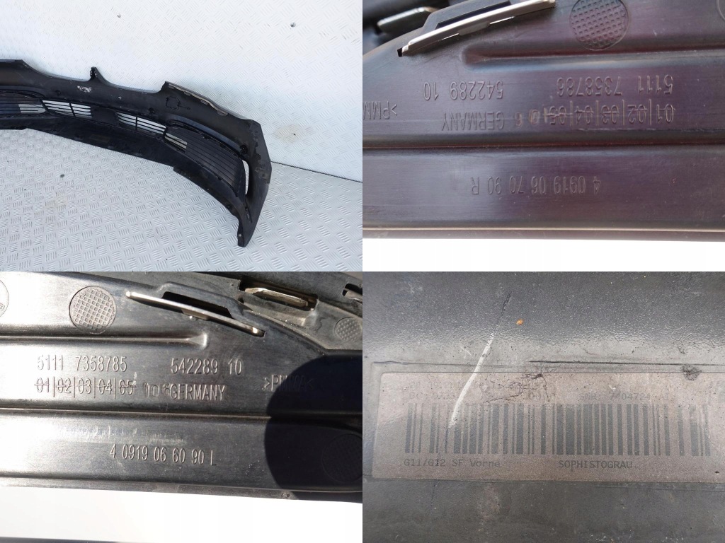 Bmw оригінальний номер 7357226 бампер передній Доставка