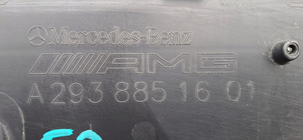 фото №10, Mercedes eqc w293 amg накладка бампера задня дифузор a2938851601