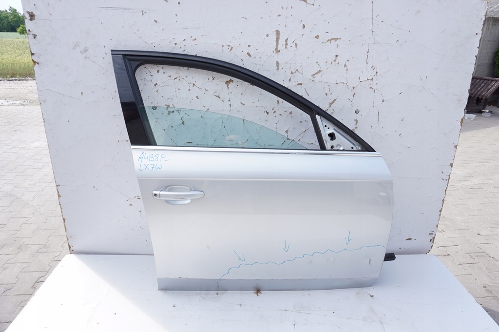 фото №1, Дверь правый перед audi a4 b8 fl lx7w
