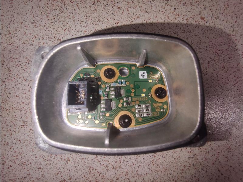 фото №4, Jez преобразователь модуль led правый renault koleos ii