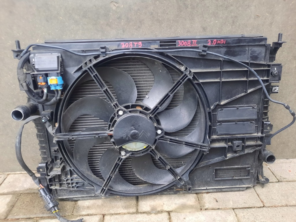 фото №1, Комплект радіатор 3008 ii 2.0 hdi