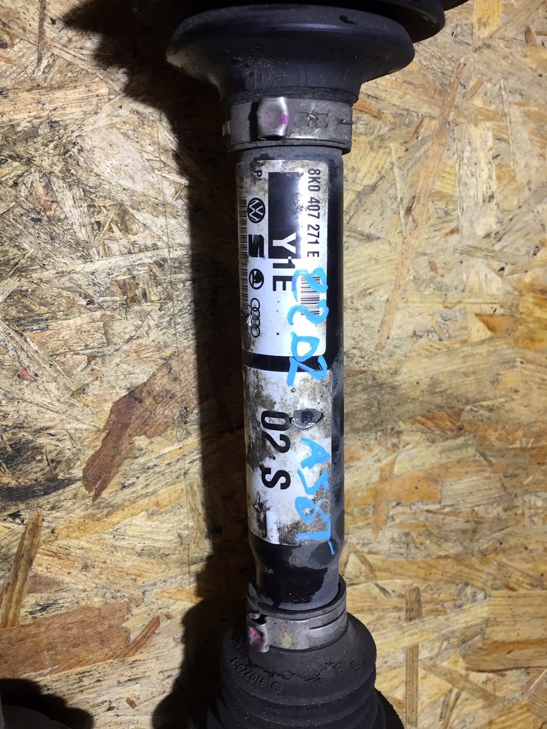 фото №6, Audi a5 8t a4 b8 привідний вал передня перед 8k0407271e