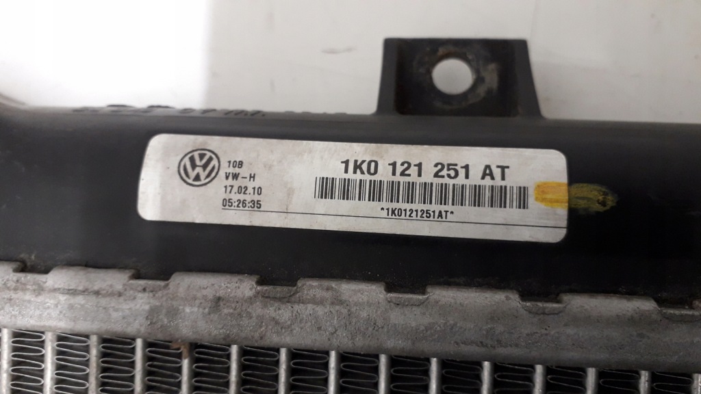 Vw audi seat skoda радіатор води 1k0121251at Ціна