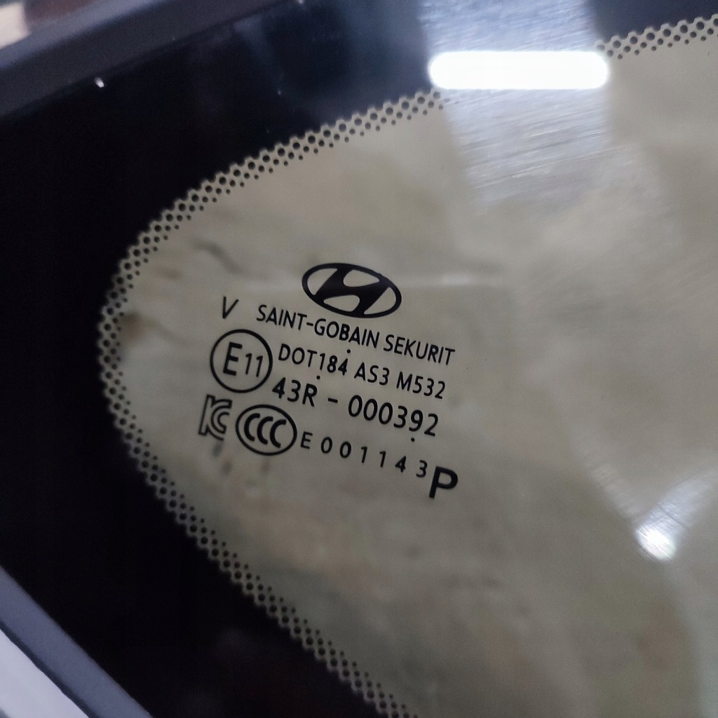 фото №11, Стекло кузовная правая задняя hyundai tucson iii хром