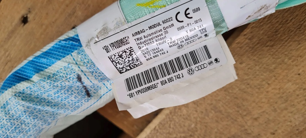 фото №6, Sq5 q5 80a шторка безпеки повітряна подушка безпеки права org 80a880742j