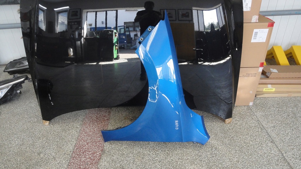 фото №1, Skoda rapid 5j левый крыло перед lift 2015-