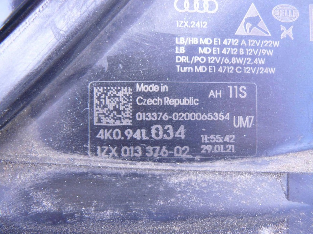 фото №15, Audi a6 c8 4k0 лампа передняя правая full led комплектная