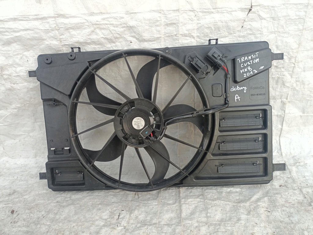 фото №1, Ford transit custom mk8 вентилятор радиатора