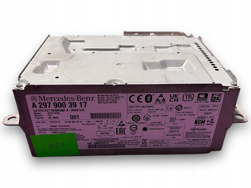 фото №3, Mercedes eqs v297 радіо navi 2979003917 #858 m