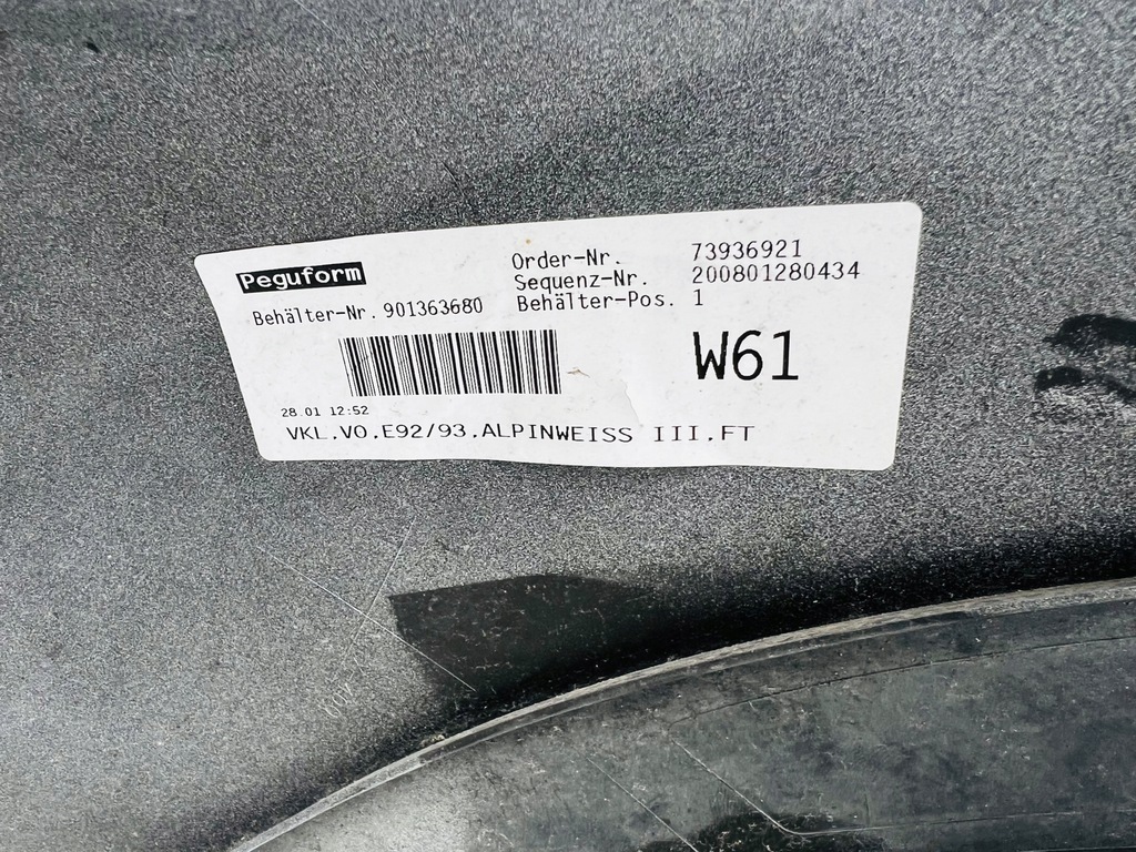 фото №14, Бампер перед передний bmw 3 e92 e93 цвет a300