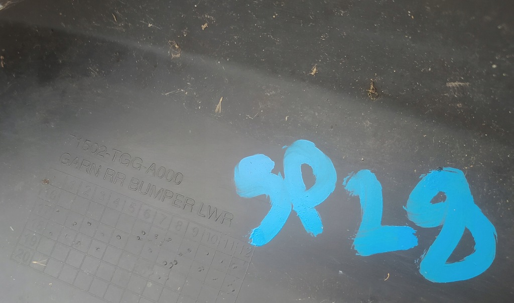 фото №10, Спойлер накладка бампера диффузор задняя honda civic x 17-... 5d hb liftback