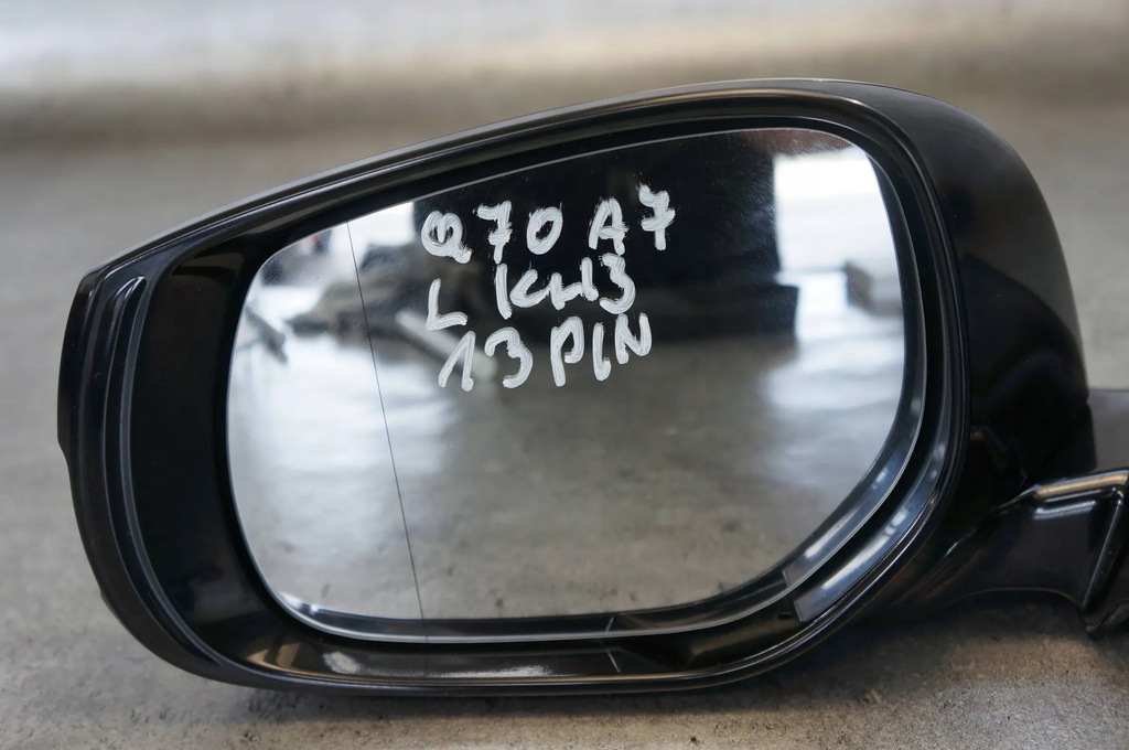 фото №7, Зеркало левая 13pin kh3 камера поворотник infiniti q70