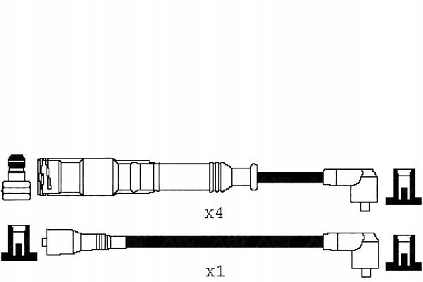 фото №2, Valeo дроти запалювання kpl. audi