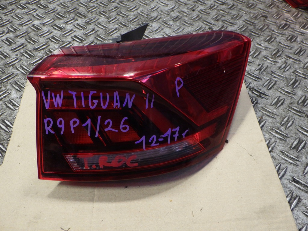 фото №1, Лампа правая задняя задняя vw t-roc