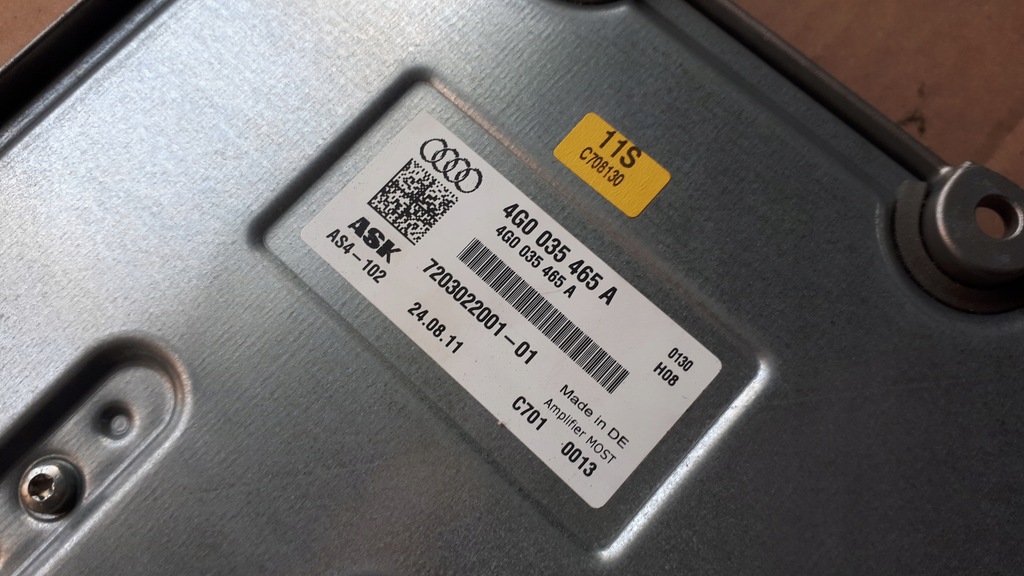 фото №12, A7 4g усилитель bang olufsen 4g0035465a a6 c7 4g