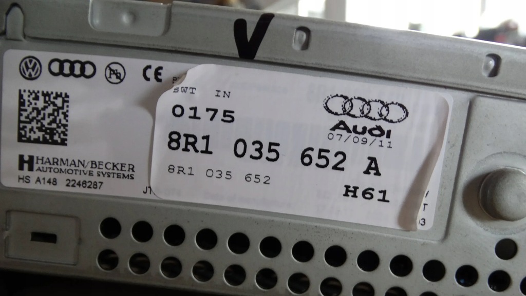 фото №5, Считыватель mmi 8r1035652a audi q5 lift