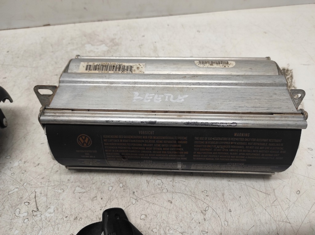 фото №5, Vw new beetle 97- подушки безпеки ремені датчик 1j0909609