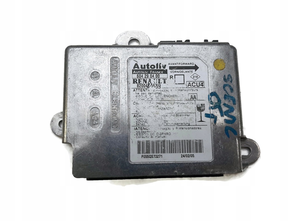 фото №1, Renault scenic подушка безпеки датчик 8200481139