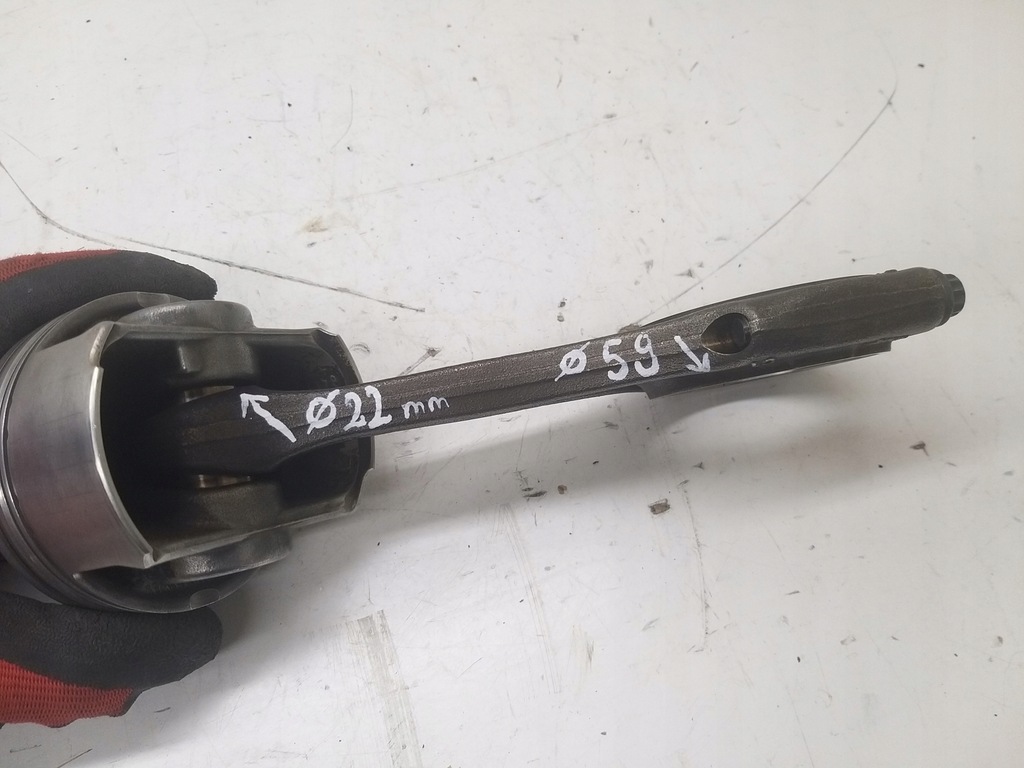 фото №7, Поршень шатун шату́н r6eh 3.0 tfsi a7 4g s4 b8 q7 c7 s5 ctu cak cgx 066dn