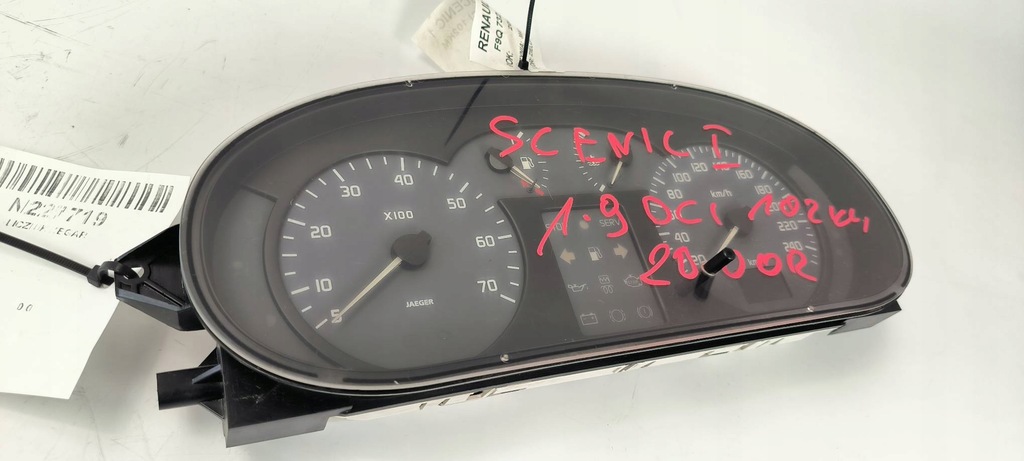 фото №3, Лічильник приладова панель 7700427896 renault scenic