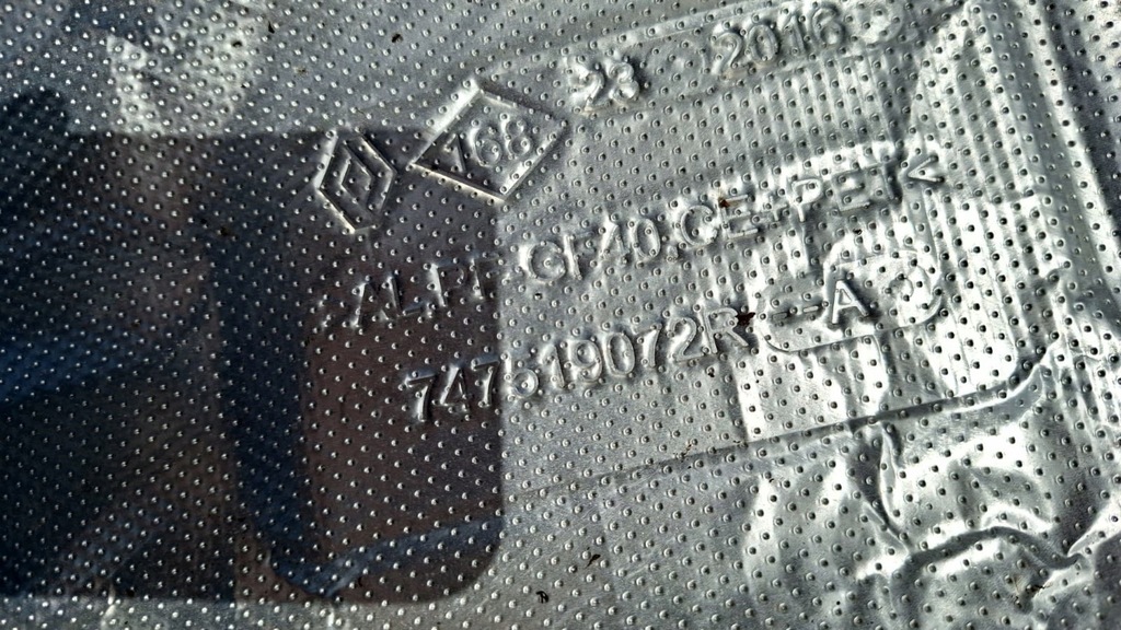 фото №4, Захист теплова задня renault scenic iv 1.5 dci