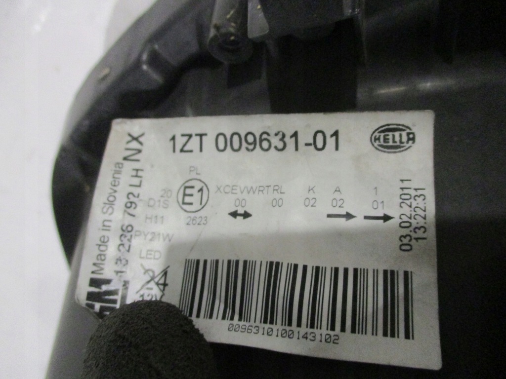 фото №8, Лампа фара лівий opel insignia a ксенон оригінал led