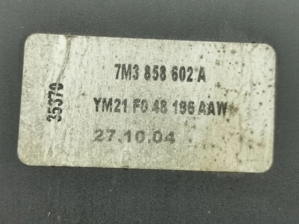 фото №10, Volkswagen sharan 2001 передний кронштейн na кружка туннель среднего