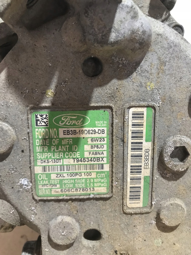 фото №3, Компрессор кондиционера ford ranger 15- 3.2 tdci