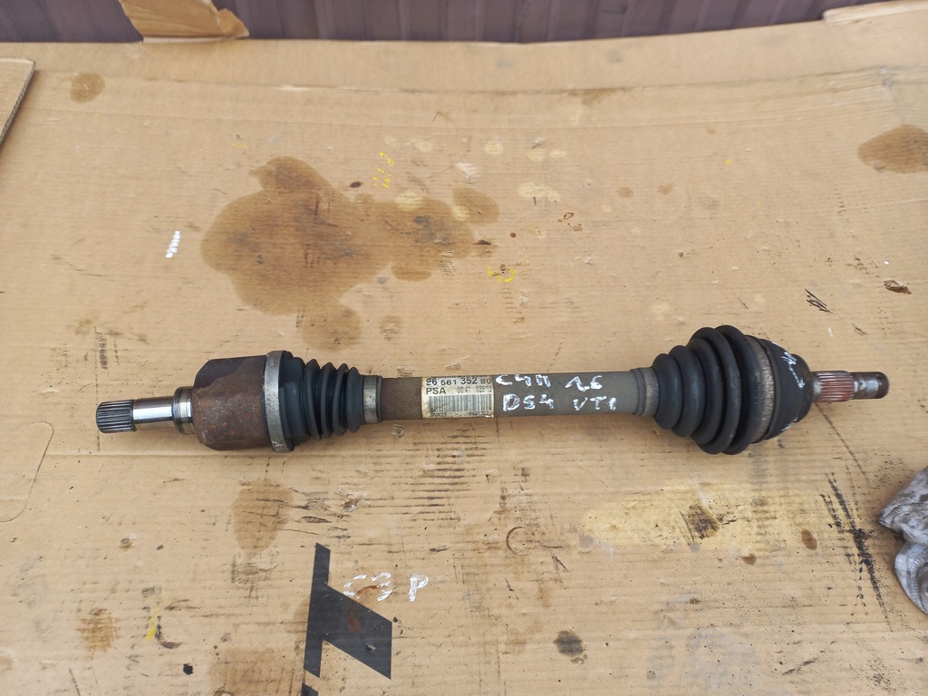 фото №1, Citroen c4 b7 ds4 1.6 vti привідний вал ліва 96 561 352 80