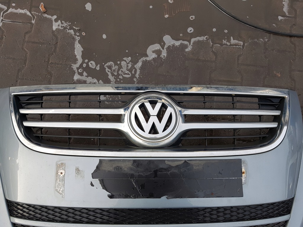 фото №5, Vw tiguan i 5n 06-10r бампер перед решётка радиатора lr7n