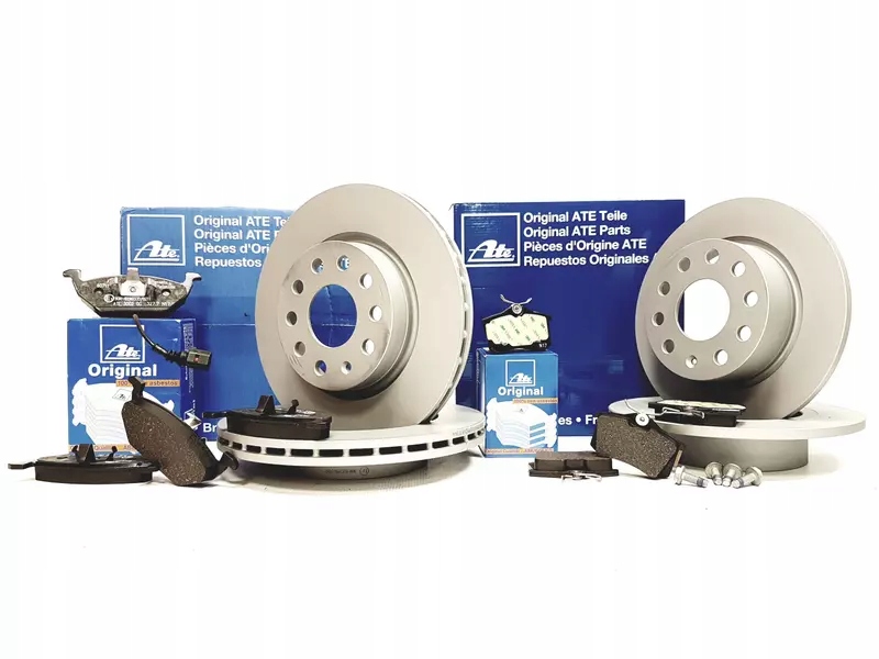 фото №2, Ate тормозные диски + тормозные колодки перед + задняя vw golf v vi caddy
