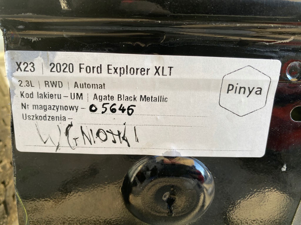 фото №9, Четверть блок двигателя крыло левый bok задняя ford explorer 2020+ usa