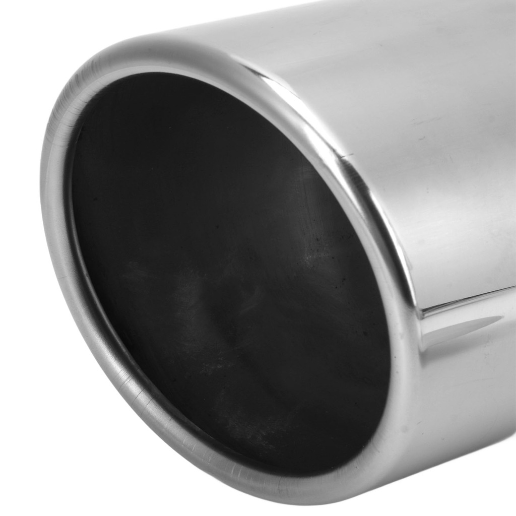 фото №13, Сріблястий універсальний гасник випускний наконечник труби випускної ze нержавіюча сталь
