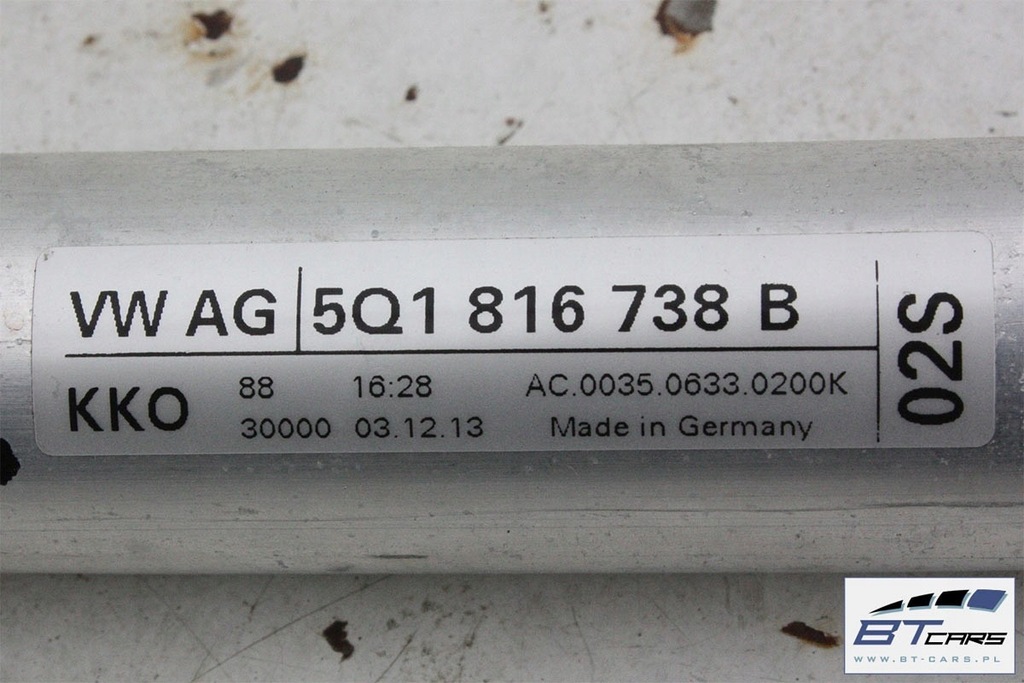 фото №7, Vw golf 7 vii audi a3 трубки провода кондиционера кондиционер 5q0816721c 5q082074