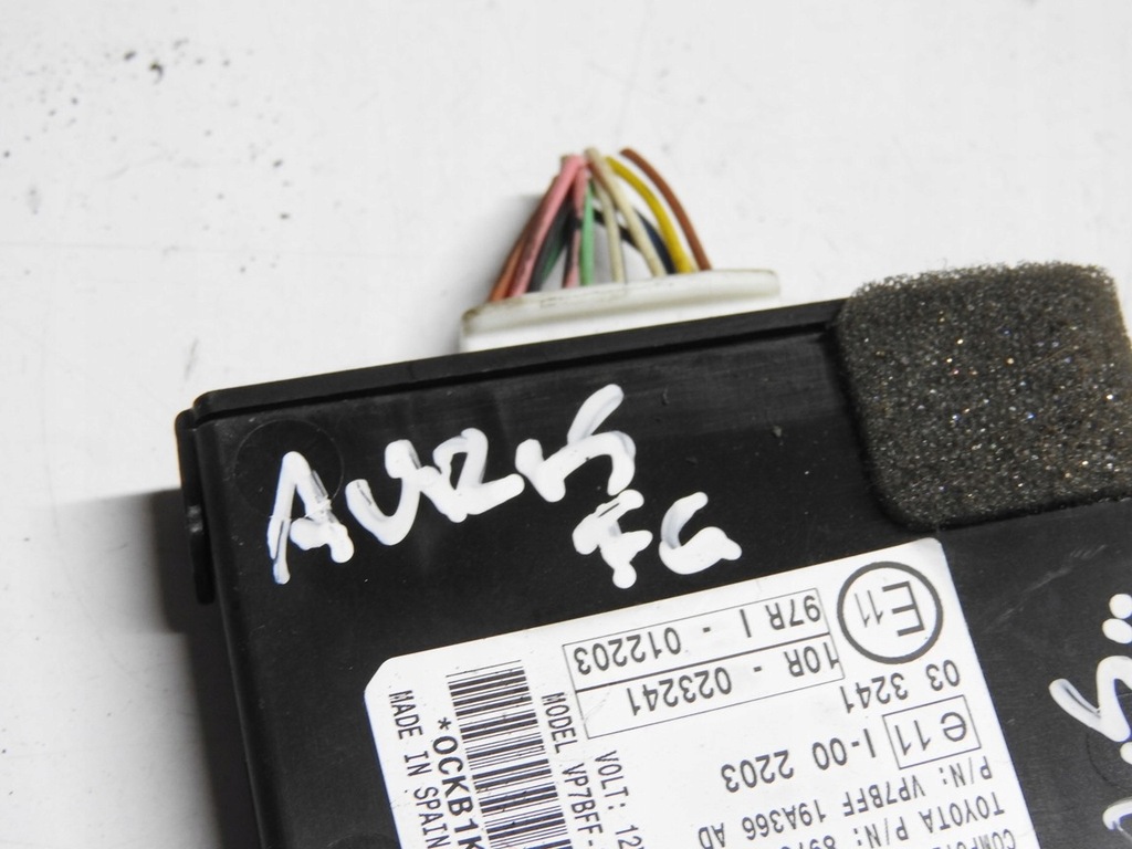 фото №11, Toyota auris i 5d 06-09 1c0 модуль імобілайзер 89780-02040