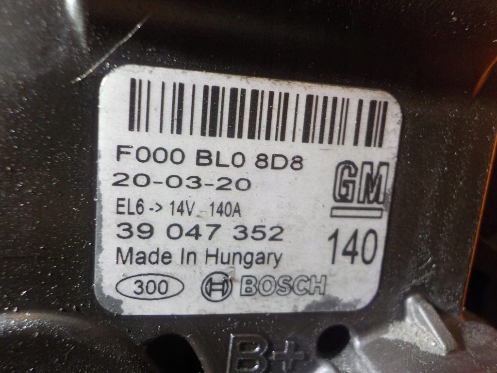 фото №6, Opel insignia antara zafira 2.0 cdti 17r b20dth генератор 39047352